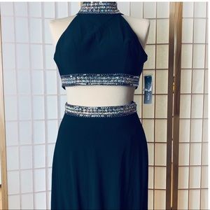 Joanna Chen 2 Piece Garment Prom Dress Size 4